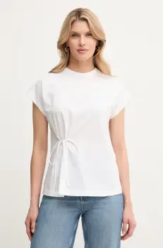 Marella tricou din bumbac TIMO femei, culoarea alb, 2513941052200 imagine