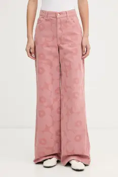 Marimekko blugi wide leg pentru femei imagine