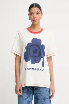 Marimekko tricou basic pentru femei, din bumbac imagine