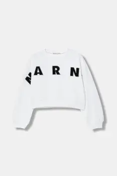 Marni hanorac de bumbac pentru copii MS220F SWEAT-SHIRT imagine