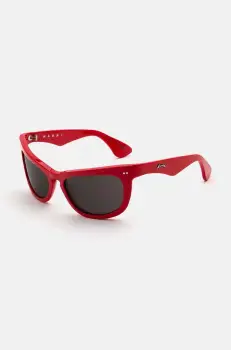 Marni ochelari de soare Isamu Solid Red culoarea rosu, EYMRN00053.007.1TZ imagine