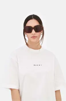 Marni ochelari de soare Jellyfish Lake Blonde femei, culoarea maro, EYMRN00039.002.BZU imagine