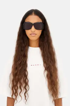 Marni ochelari de soare Tiznit Black femei, culoarea negru, EYMRN00056.001.HJB imagine