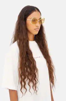 Marni ochelari de soare Unila Valley Gold Mustard EYMRN00058.001.52Z imagine