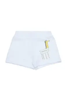Marni pantaloni scurti bebe MP171B SHORTS culoarea alb, cu imprimeu, M01388 imagine