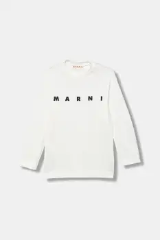 Marni tricou din bumbac MT291U T-SHIRT culoarea bej, cu imprimeu, M01603 imagine