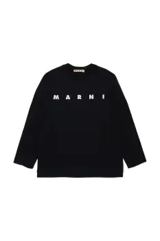Marni tricou din bumbac MT291U T-SHIRT culoarea negru, cu imprimeu, M01603 imagine