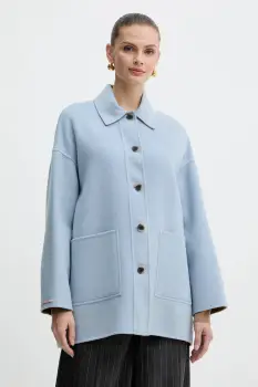 MAX&Co. geaca de lana de tranzitie, oversize, 2526086043200 imagine