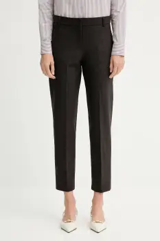 MAX&Co. pantaloni culoarea maro, lat, high waist, 2526136032200 imagine