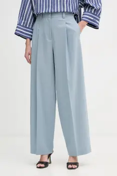 Max&Co. pantaloni de costum pentru femei, cu lana MCOFONTE imagine