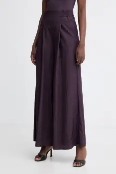 Max&Co. pantaloni palazzo pentru femei, cu vascoza MCOMAGENTA imagine