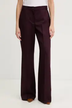 Max&Co. pantaloni pentru femei, cu amestec de lana MCOESTROSO imagine