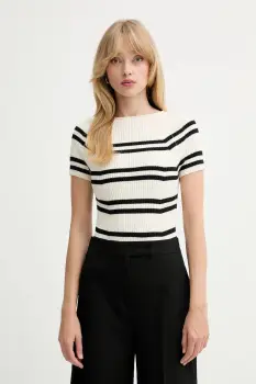 MAX&Co. pulover culoarea bej, light, cu turtleneck, 2526366051200 imagine