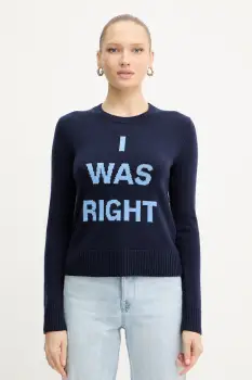 MAX&Co. pulover de lana culoarea bleumarin, light, 2528366032200 imagine