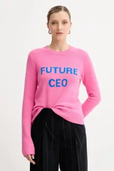 MAX&Co. pulover de lana culoarea roz, light, 2528366032200 imagine
