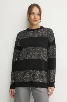 MAX&Co. pulover de lana femei, culoarea negru, 2516361121200 imagine