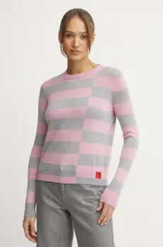 MAX&Co. pulover de lana femei, culoarea roz, light, 2516361061200 imagine