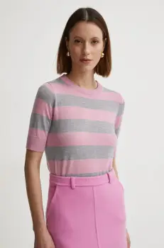 MAX&Co. pulover de lana femei, culoarea roz, light, 2516361071200 imagine