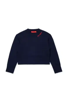 MAX&Co. pulover de lana pentru copii MAXK18F KNITWEAR culoarea bleumarin, MX0251 imagine