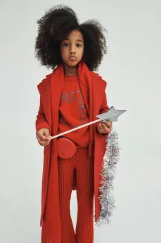 MAX&Co. pulover de lana pentru copii MAXK21F KNITWEAR culoarea rosu, MX0233 imagine