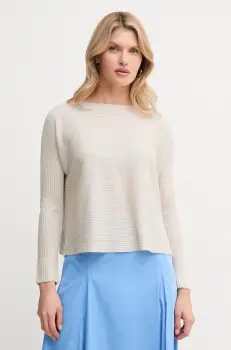 MAX&Co. pulover din amestec de in femei, culoarea bej, light, 2516361014200 imagine