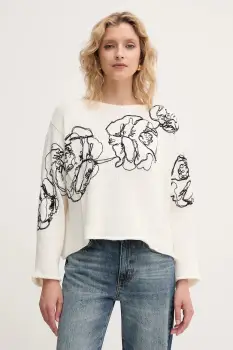 MAX&Co. pulover din amestec de lana culoarea bej, 2526366012200 imagine