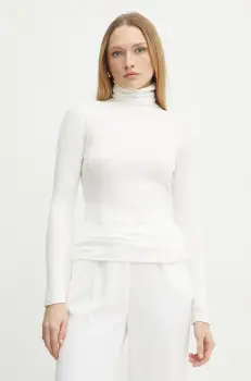 MAX&Co. pulover femei, culoarea bej, light, cu guler, 2518361054200 imagine