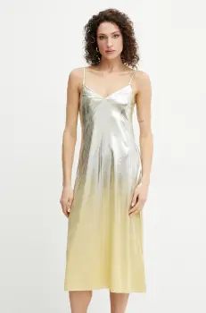 MAX&Co. rochie culoarea argintiu, mini, evazati, 2518621012200 imagine