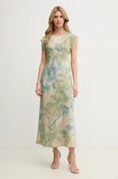 MAX&Co. rochie culoarea bej, maxi, evazati, 2516221073200 imagine