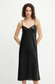 MAX&Co. rochie culoarea negru, mini, evazati, 2518621012200 imagine