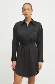 MAX&Co. rochie culoarea negru, mini, oversize, 2516221031200 imagine