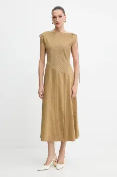 MAX&Co. rochie culoarea verde, midi, evazati, 2526226151200 imagine