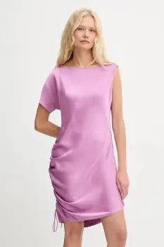 MAX&Co. rochie culoarea violet, mini, drept, 2526226131200 imagine