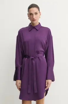 MAX&Co. rochie culoarea violet, mini, oversize, 2516221031200 imagine