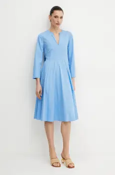 MAX&Co. rochie din bumbac mini, evazati, 2516221164200 imagine