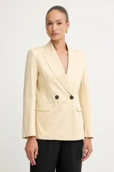 Max&Co. sacou cu nasturi dubli pentru femei, din bumbac cu elastan MCOGIRAFFA imagine