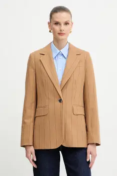 MAX&Co. sacou culoarea maro, un singur rand de nasturi, cu model, 2526046033200 imagine