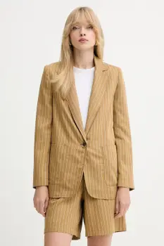 MAX&Co. sacou culoarea verde, un singur rand de nasturi, cu imprimeu, 2526046061200 imagine