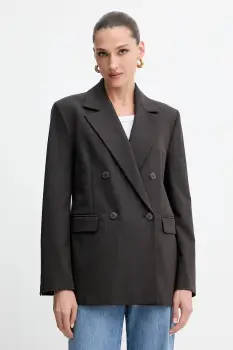 MAX&Co. sacou din lana culoarea negru, un singur rand de nasturi, uni, 2526046012200 imagine