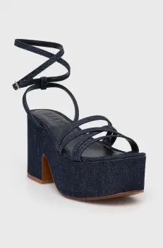 MAX&Co. sandale culoarea albastru marin, 2416521067200 imagine