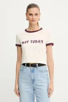 MAX&Co. tricou culoarea bej, 2528946012200 imagine