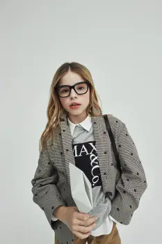 MAX&Co. tricou de bumbac pentru copii MAXT1F T-SHIRT culoarea gri, MX0005 imagine