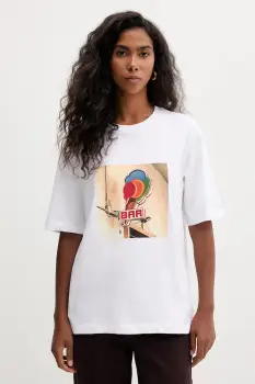 MAX&Co. tricou din bumbac culoarea alb, 2528976021200 imagine