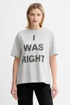 MAX&Co. tricou din bumbac culoarea gri, 2528976032200 imagine