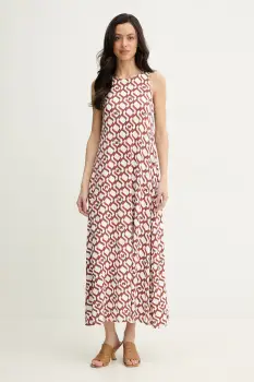 Max Mara Beachwear rochie cu vascoza PASTE imagine