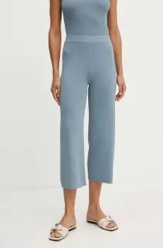 Max Mara Leisure pantaloni femei, drept, high waist, 2426336017600 imagine