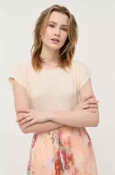 Max Mara Leisure tricou de in culoarea bej imagine