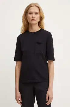 Max Mara Leisure tricou femei, culoarea negru, 2426366047600 imagine