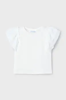 Mayoral bluza copii culoarea alb, neted, 3013 imagine