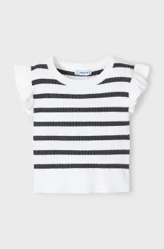 Mayoral bluza copii culoarea alb, neted, 3024 imagine